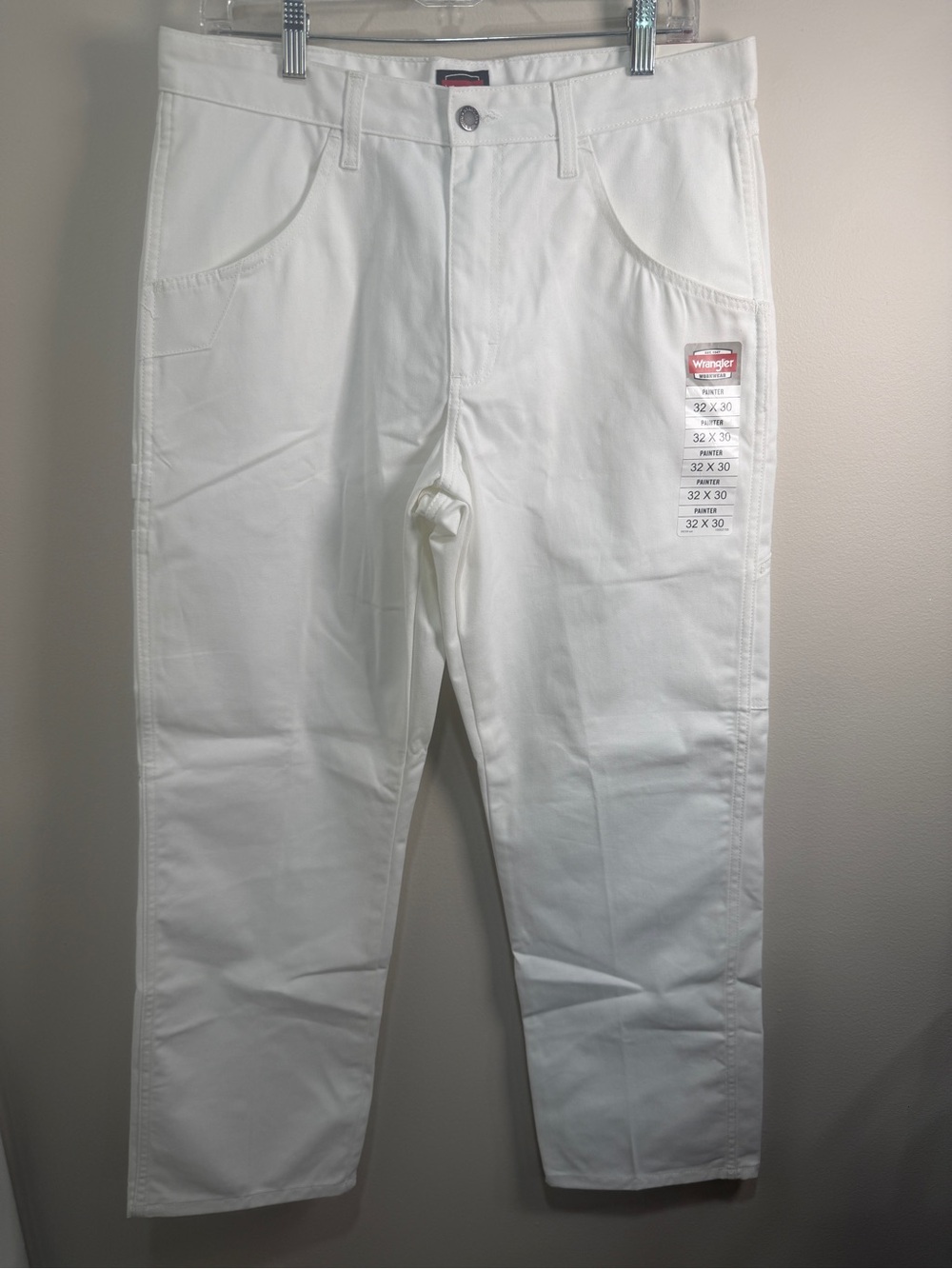 Wrangler Men’s White Cargo Pants NWT